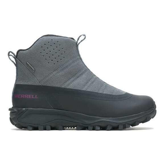 Merrell women's hiking boots 11 Thermo Snowdrift Zip Mid Shell grey insulated - Picture 1 of 11